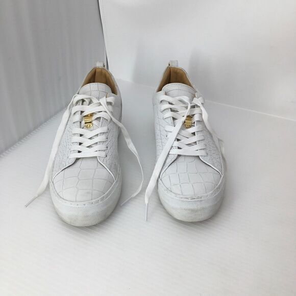 Buscemi Women's Tennis Nubuck Trainers - B4 - Picture 2 of 7